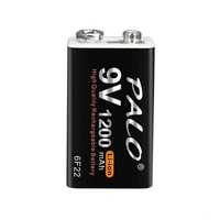 Аккумуляторная батарея 1200 mAh micro-USB 9V (крона) Li-Ion 6F22