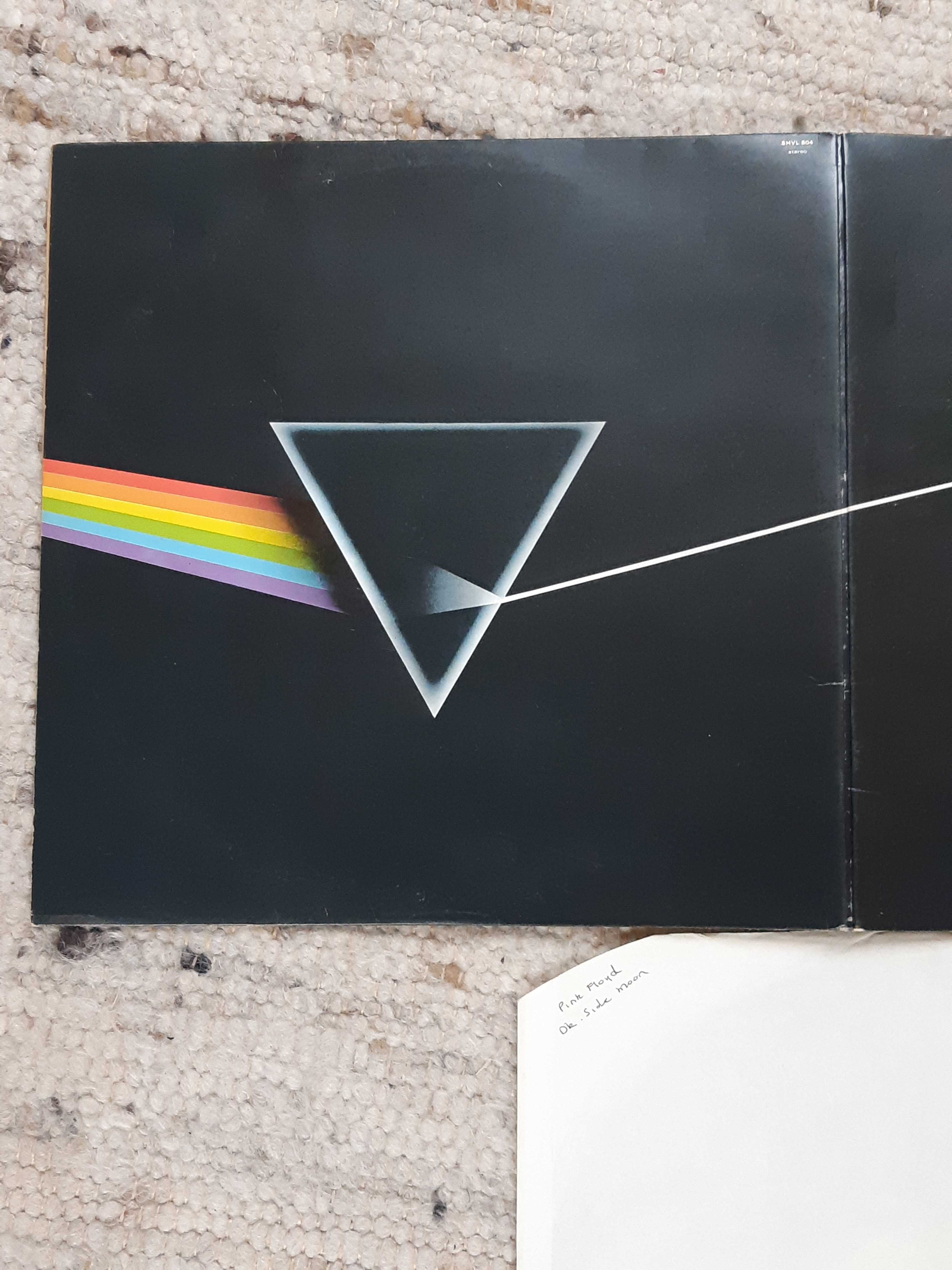 ULTRA RARE wyd. ang. Pink Floyd LP Dark Side of the Moon, 1973, winyl