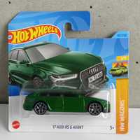 Машинка Базова Hot Wheels '17 Audi RS 6 Avant Wagons Хот Вілс Ауді рс6