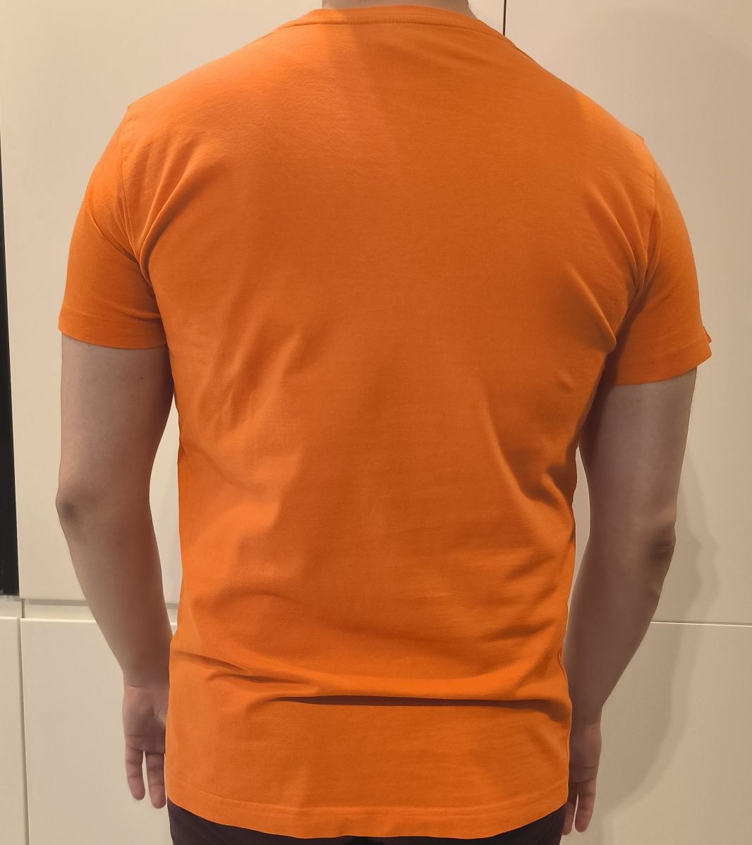 T-shirt męski pomarańczowy Diverse