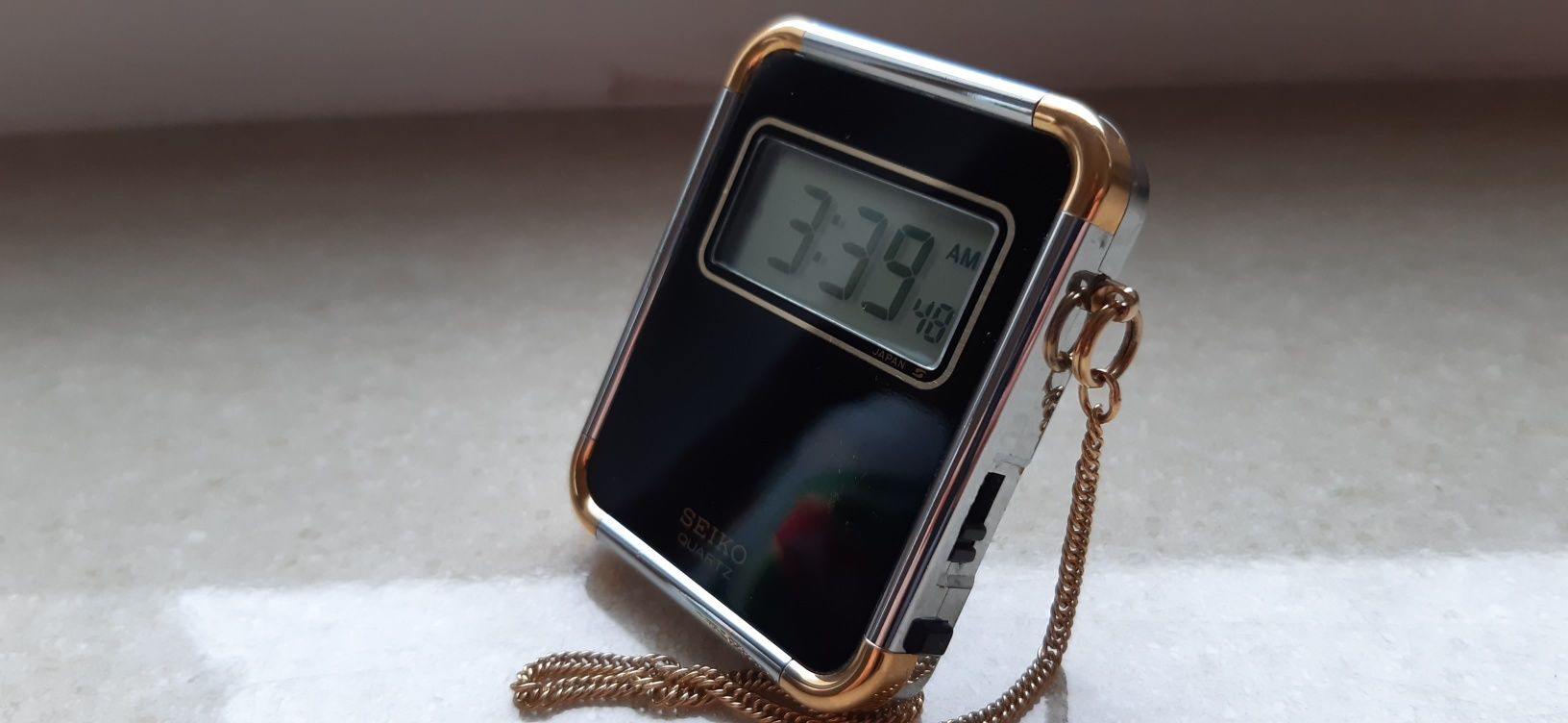 Seiko lcd vintage japan zegarek   budzik  jak Citizen casio