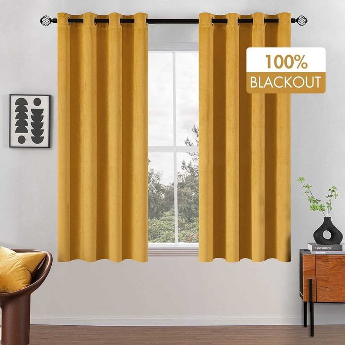 Nowa zasłona / kotara / zasłony /aksamit/MIULEE /140x145cm 2szt !1935!