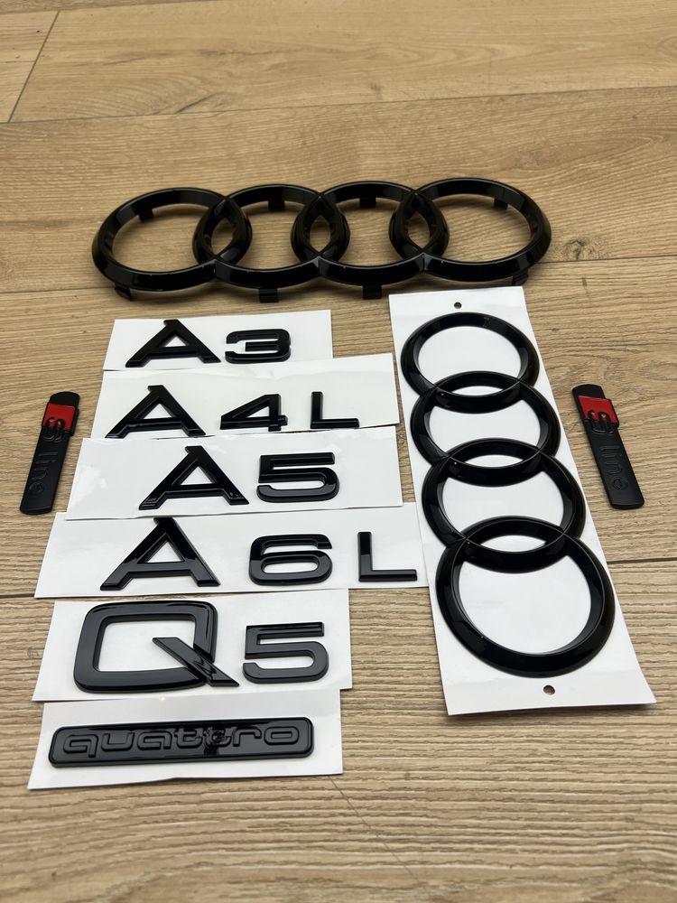 Емблема значок audi a4  b9 a5 a6 a7 Q3 Q5 Q7 а4 б9 s4
