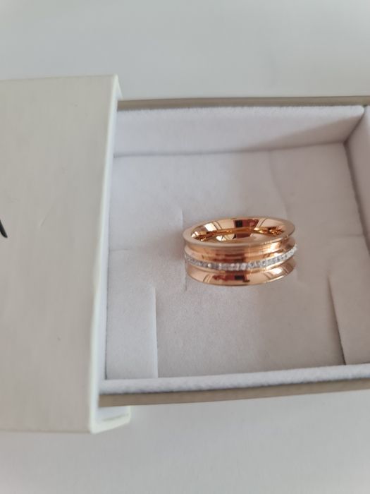 Obrączka rose gold apart elixa