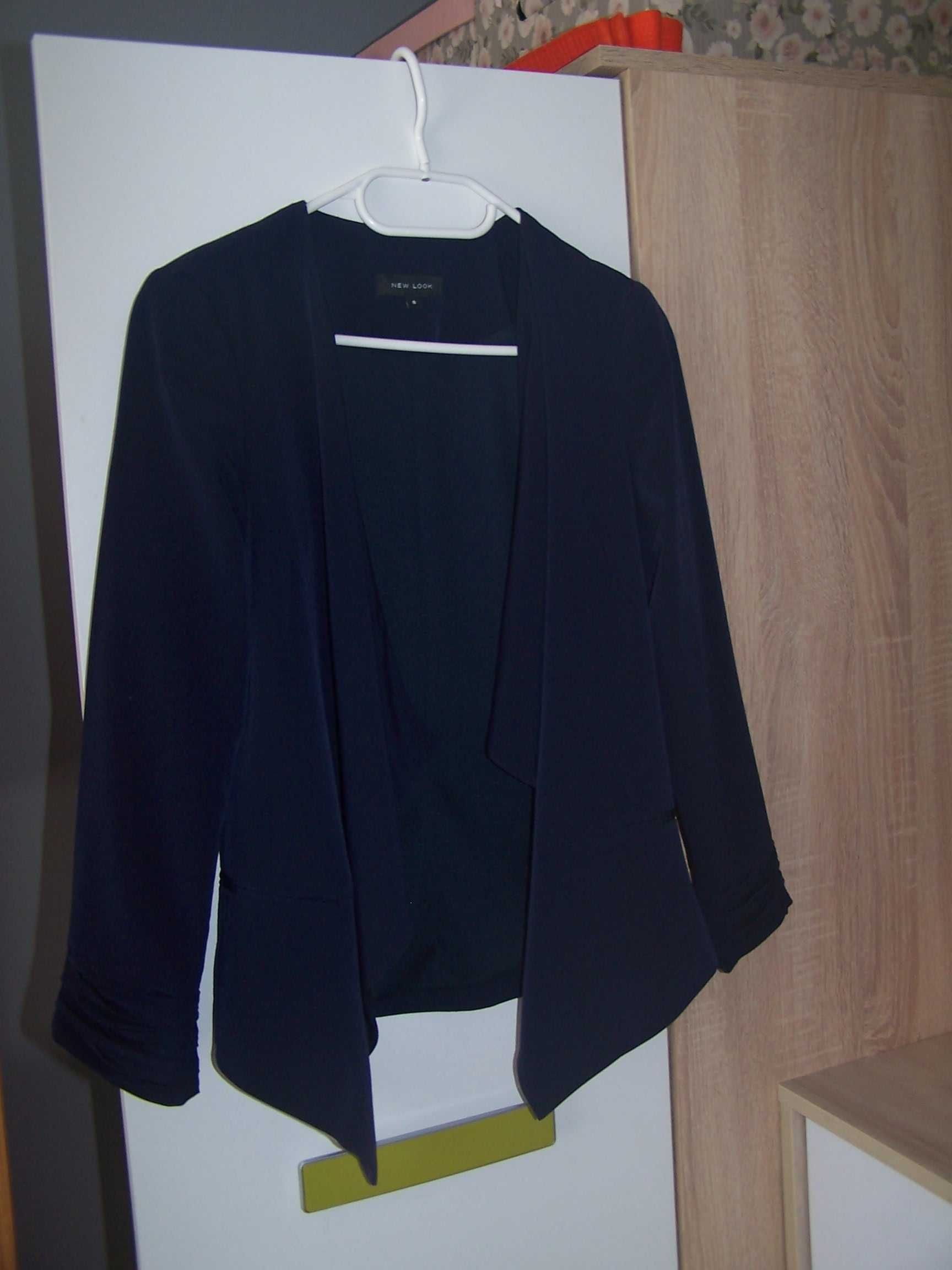 Marynarka żakiet granatowy New Look S