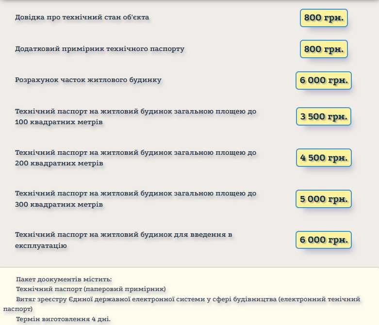 Є БТІ ЛИПОВЕЦЬ Бюро технічної інвентаризації