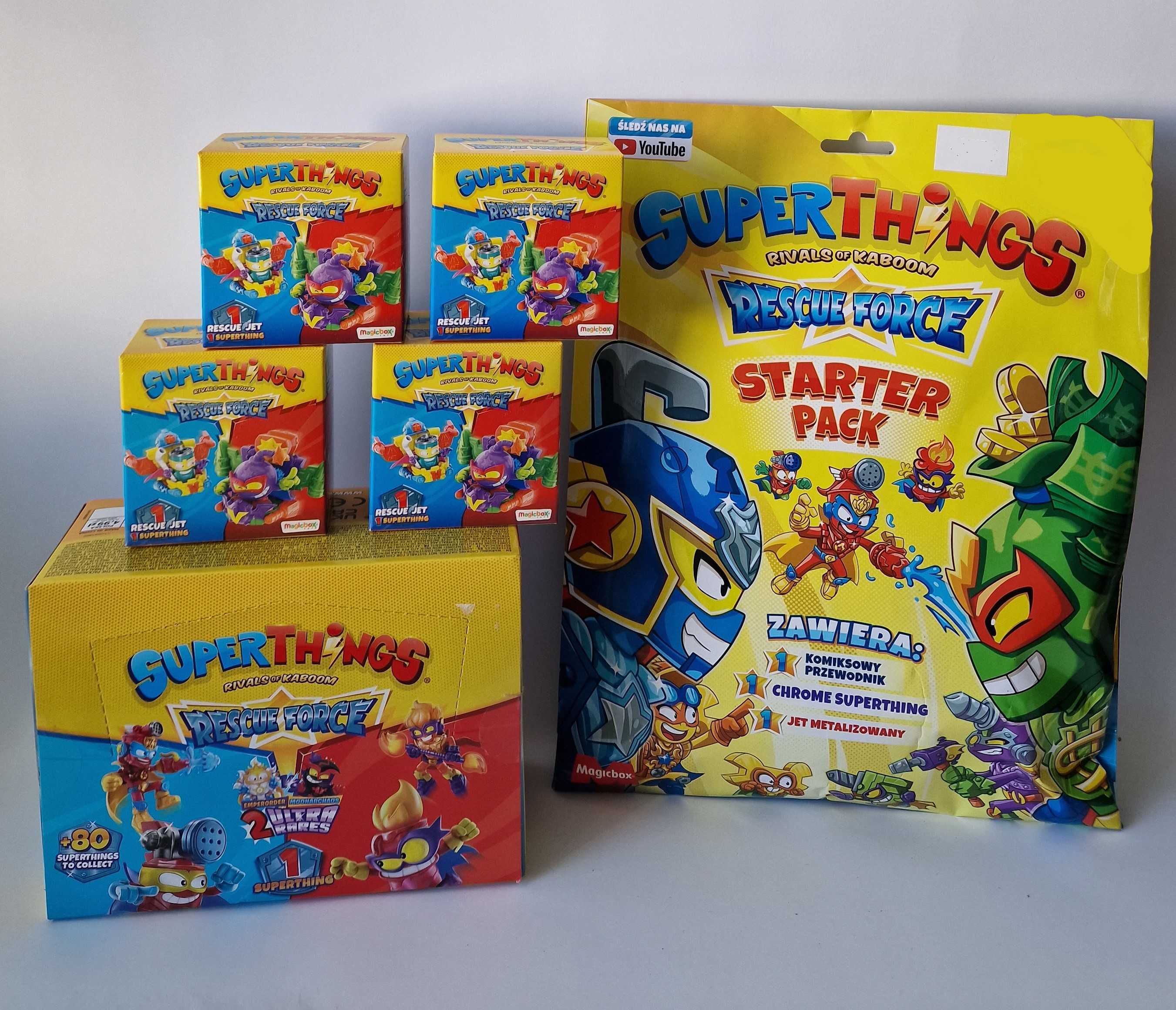 Box 12 szt SuperZings Things Seria 10 pojazd Jet+ 12 figurek+ GRATIS