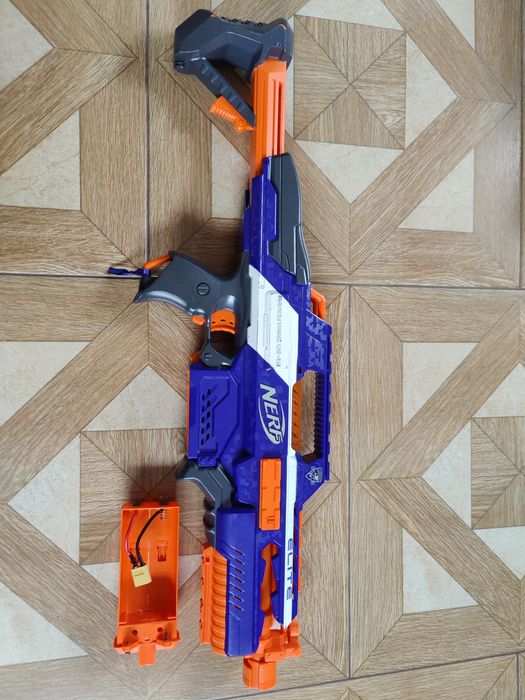 Nerf rapidstrike pistolet karabin mod przerobiony 90 FPS
