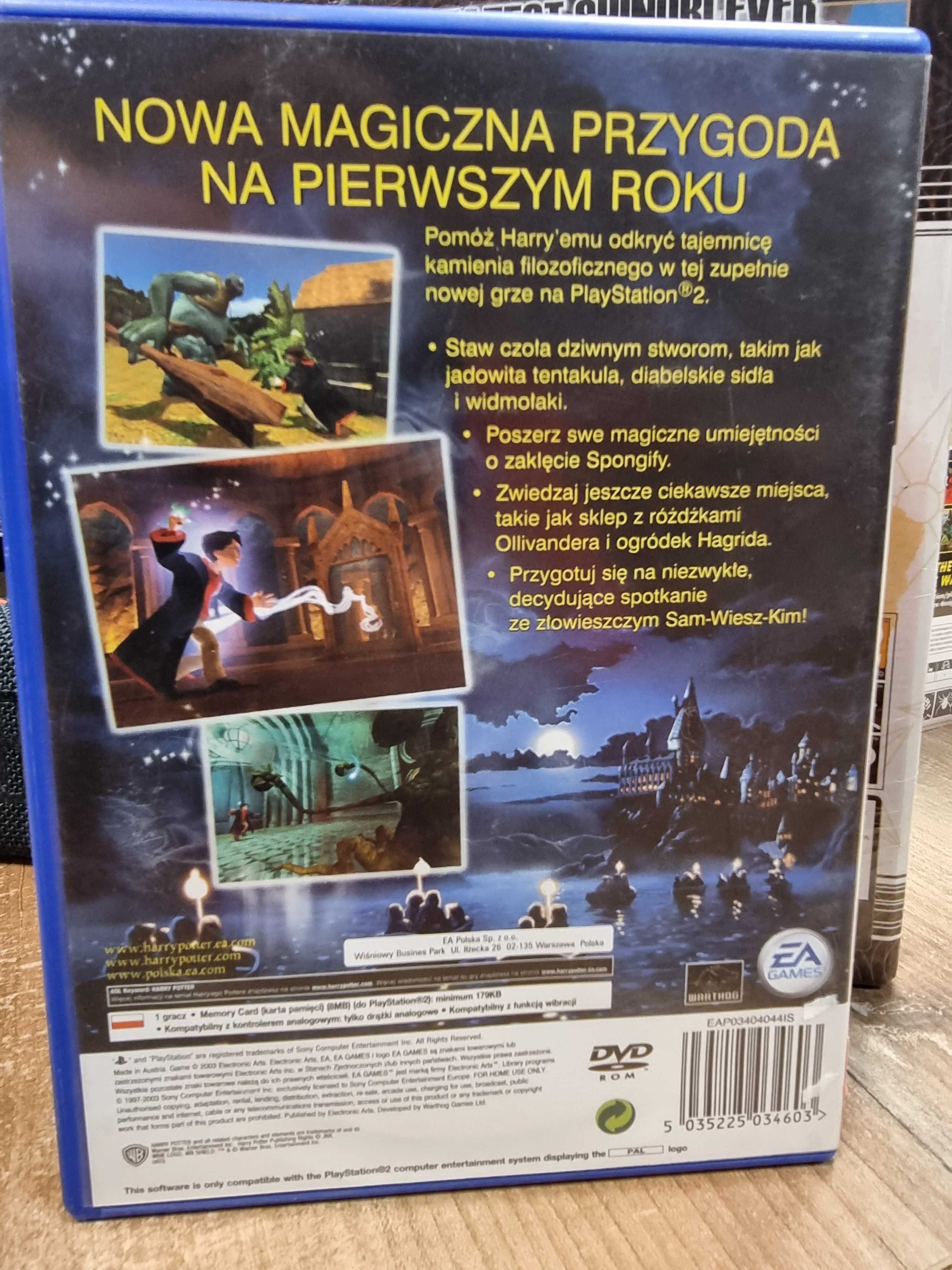 HARRY POTTER Kamień Filozoficzny PS2 UNIKAT PL! Sklep Wysyłka Wymiana