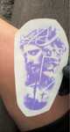Tatuaż fioletowy tusz do drukarki stencil ink kalka