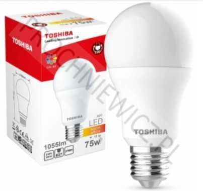 Żarówka LED Toshiba biała ciepła E27 11W (75W)