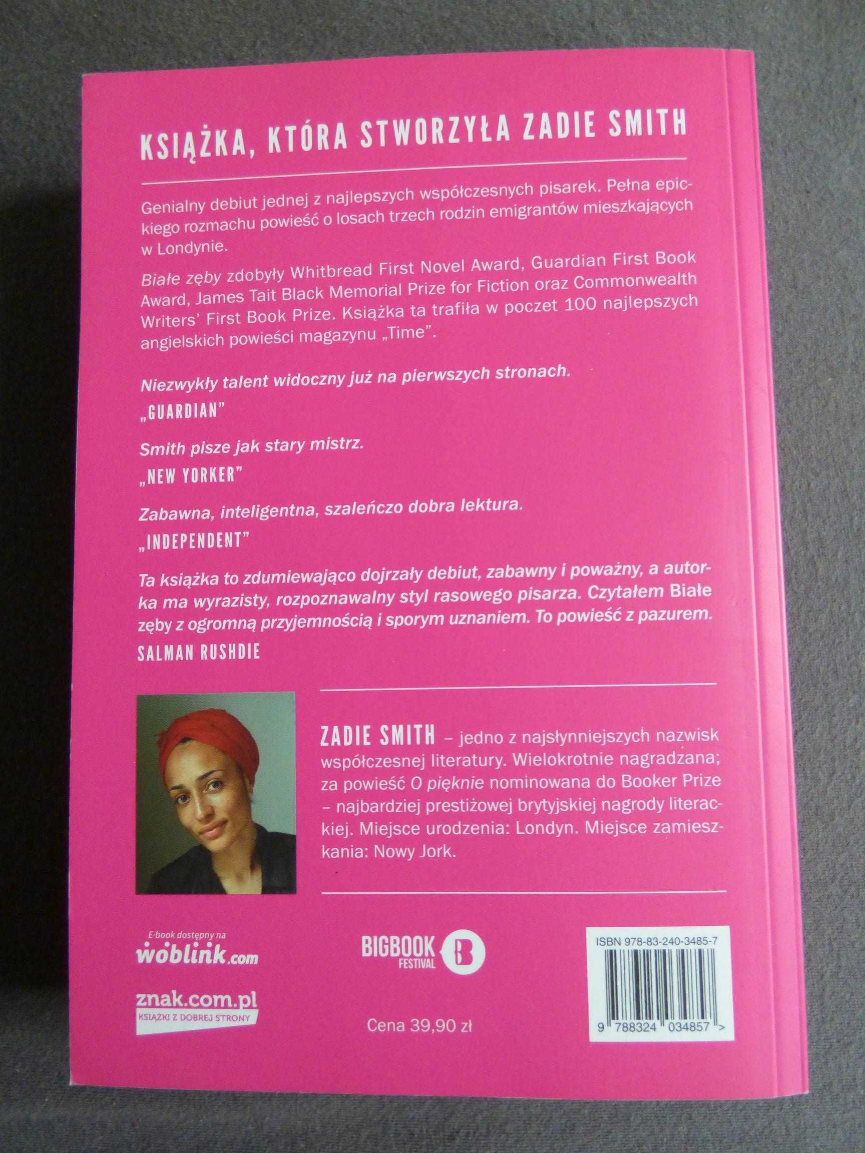 Białe zęby - Zadie Smith Literatura piękna - Nowa