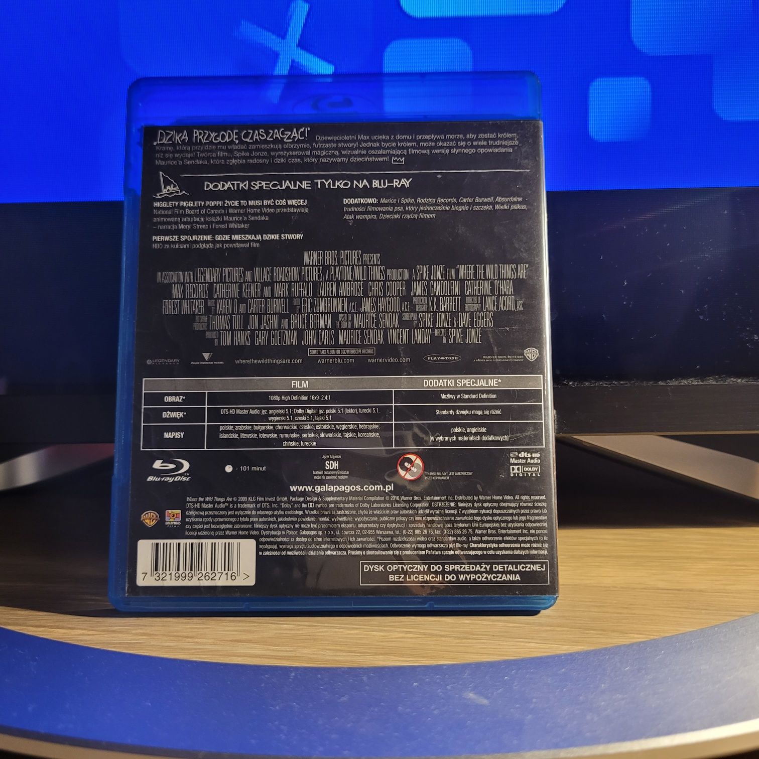 Gdzie mieszkają dzikie stwory Blu-ray Łódź PL