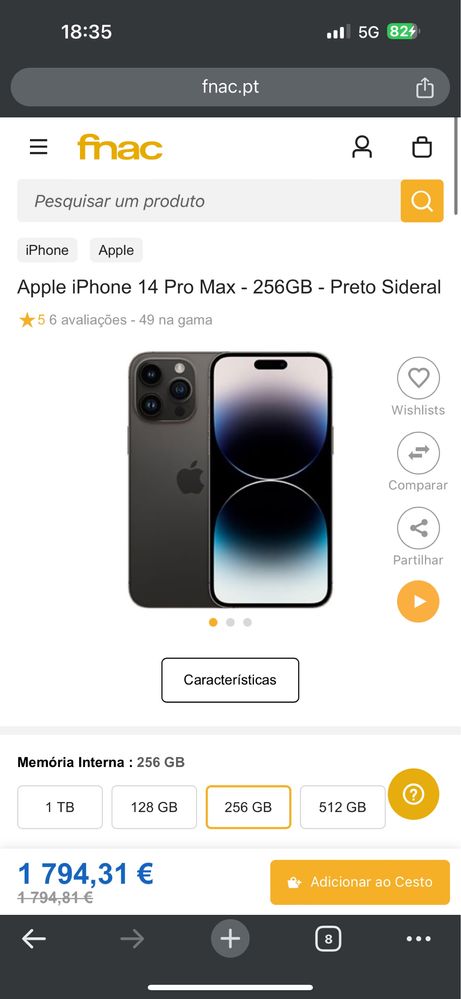 iPhone 14 Pro Max 256