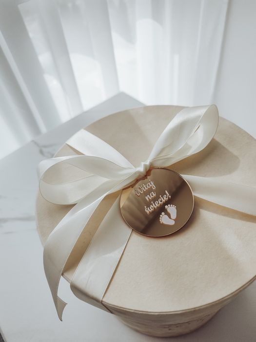 Box prezentowy zestaw dla noworodka baby shower prezent
