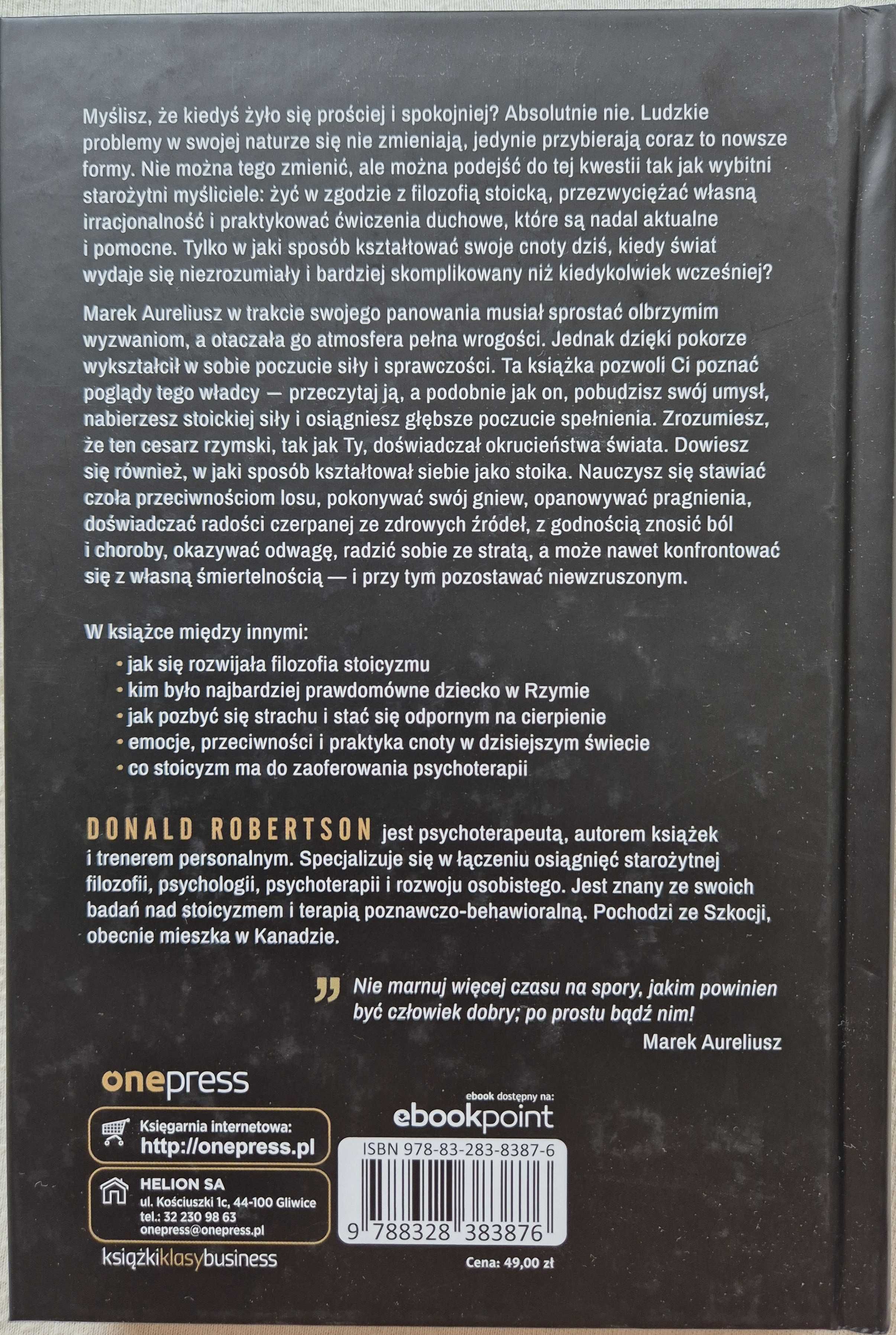 Książka pt. "Myśl jak rzymski cesarz"