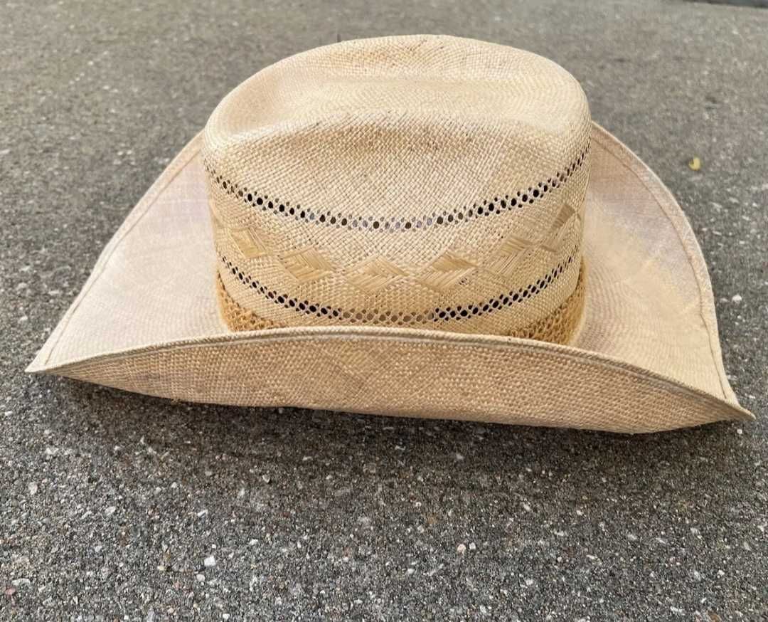 Kapelusz Stetson Hats Rodeo Straw Western Runcher z USA Unikatowy