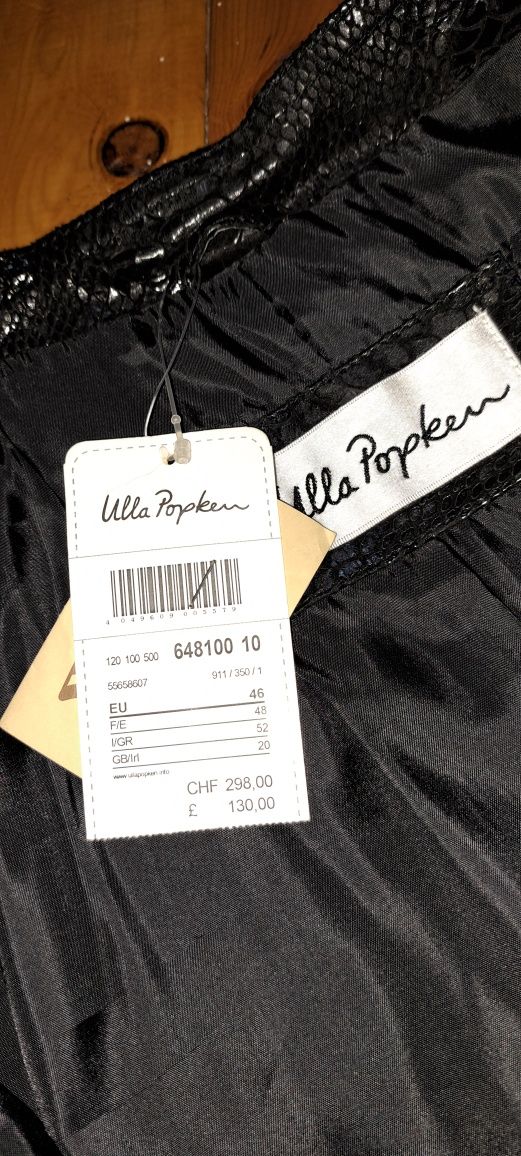 Kurtka Ulla Popken skóra 46 XL -XXL