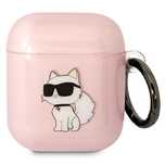 Karl Lagerfeld KLA2HNCHTCP Airpods 1/2cover różowy/pink Ikonik