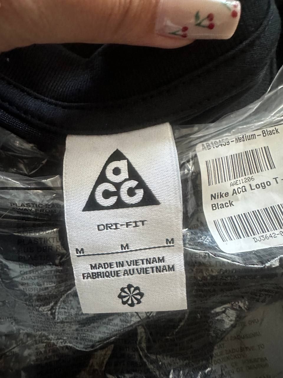 100% оригинал Чоловіча футболка Nike ACG Tee DJ3642-010