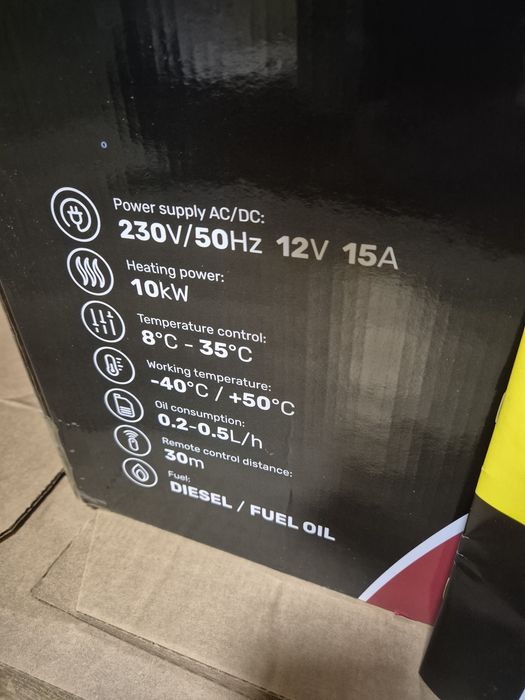 Webasto 10 KW  4W Nagrzewnica traktor garaż wiata typ Webasto 12V 230V
