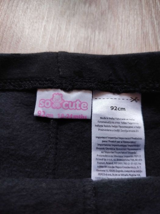 ocieplane legginsy So Cute rozm. 92