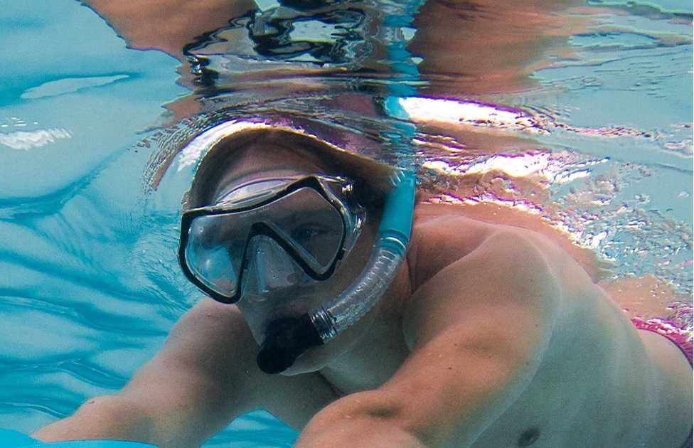 MASKA DO NURKOWANIA i rurka snorkel set snorkeling pod wodą pływania