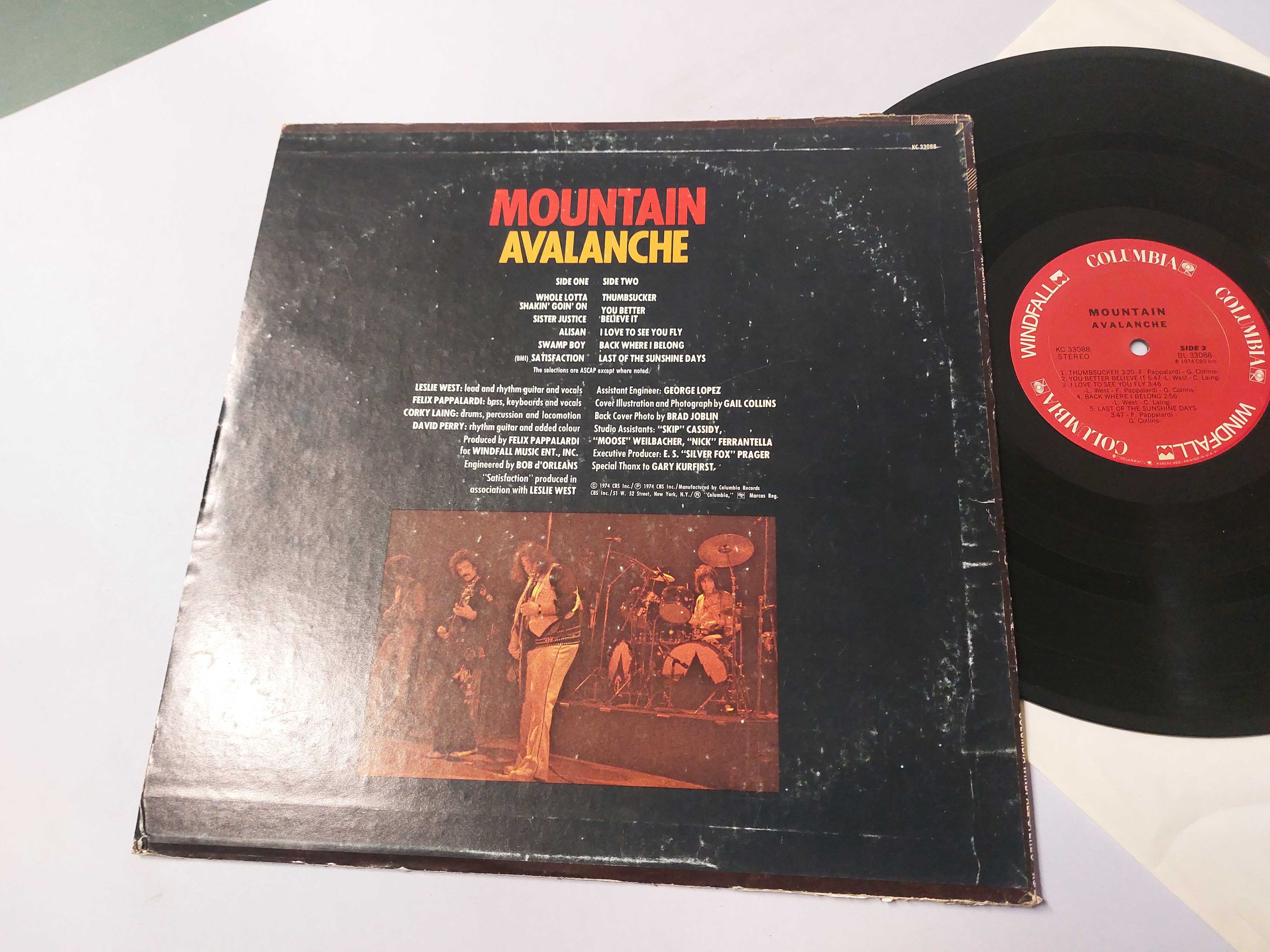 Mountain – Avalanche LP 6411 Press USA