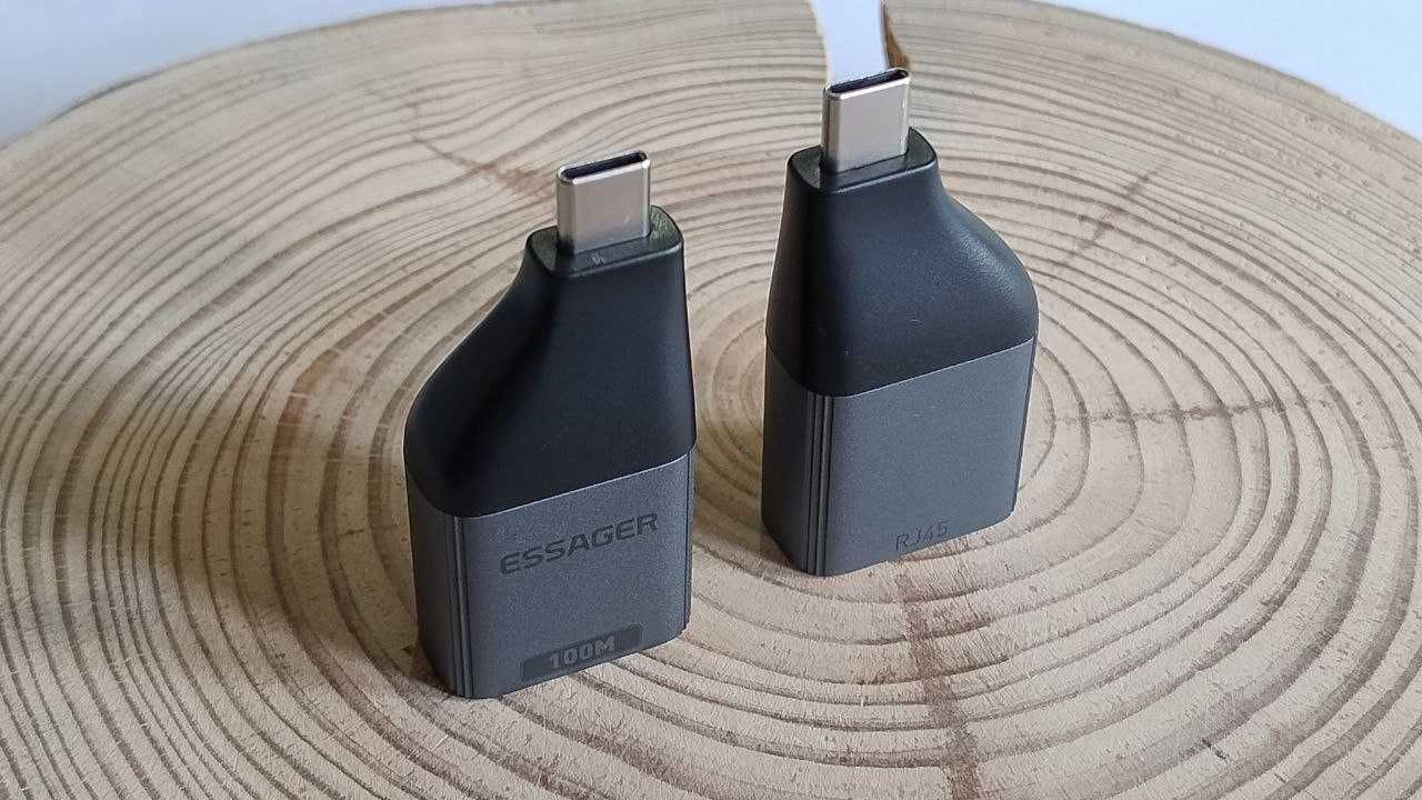 Адаптер сетевой переходник RJ45 Type-C 100 Мбит Ethernet OTG LAN 100Mb