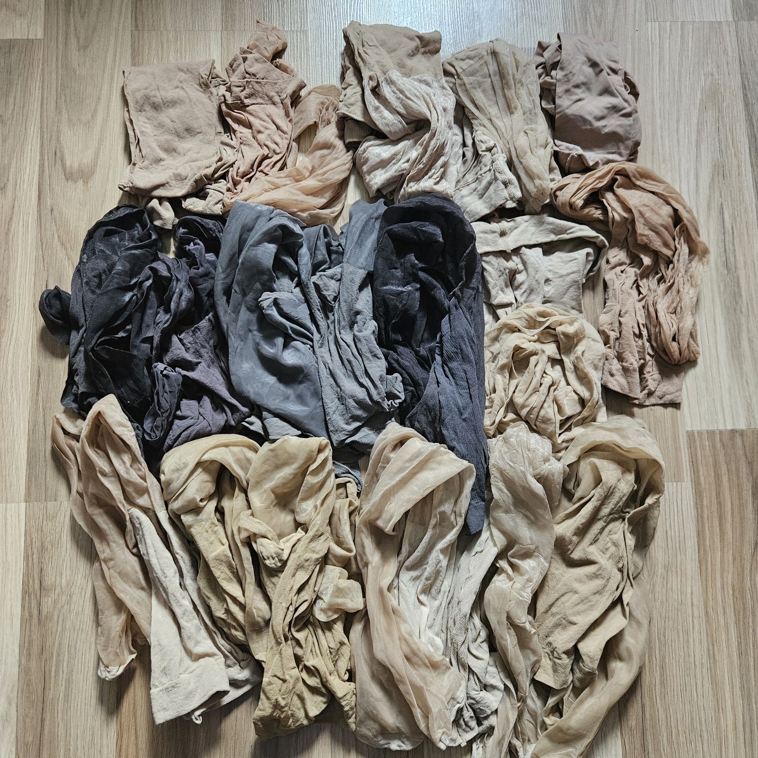 Zestaw: rajstopy damskie, lycra, 15-20 DEN