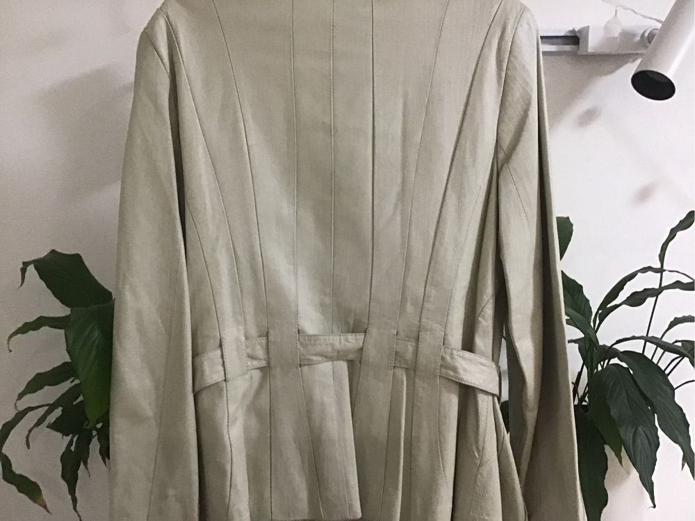 Пиджак кожаный женский р. 48-52