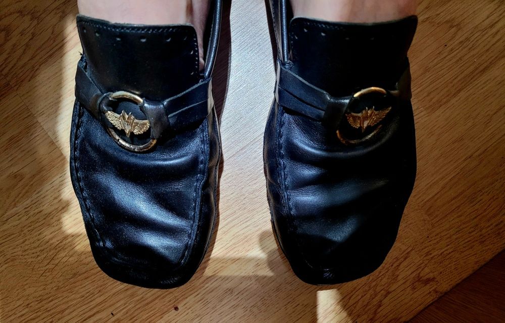 Mocassins pretos Miguel Vieira