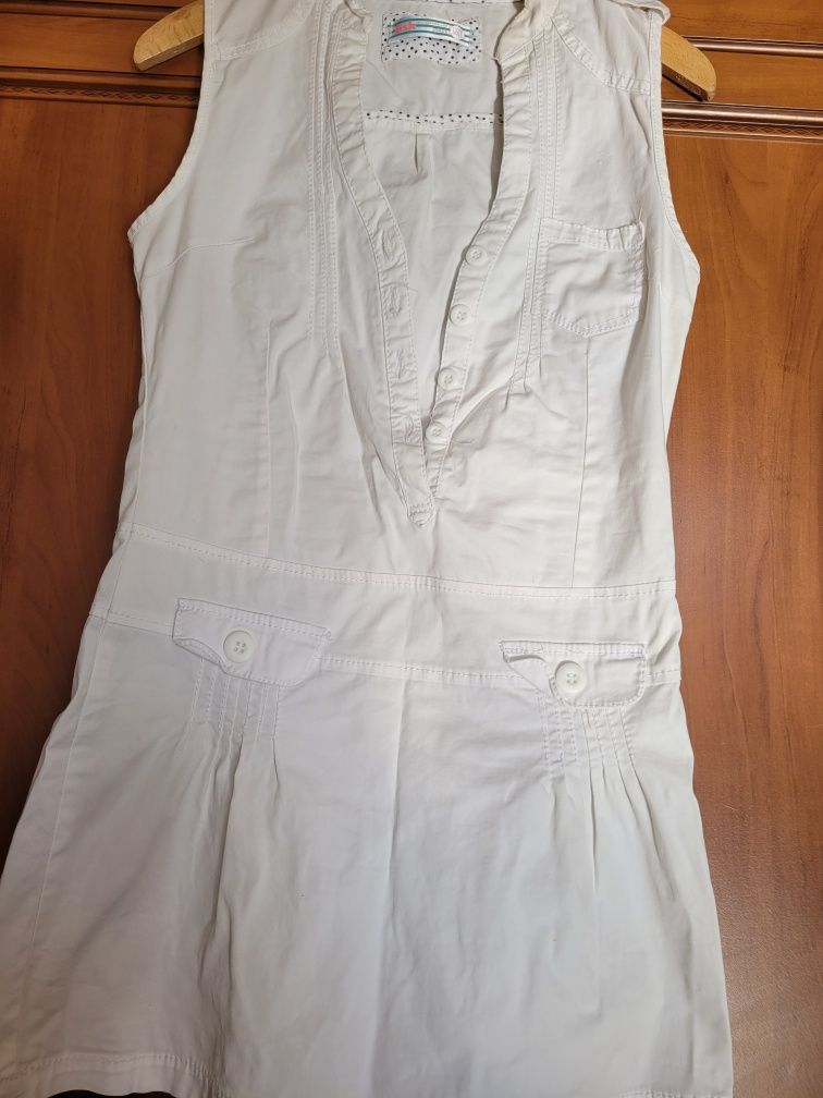 Sukienka biała na lato komunię