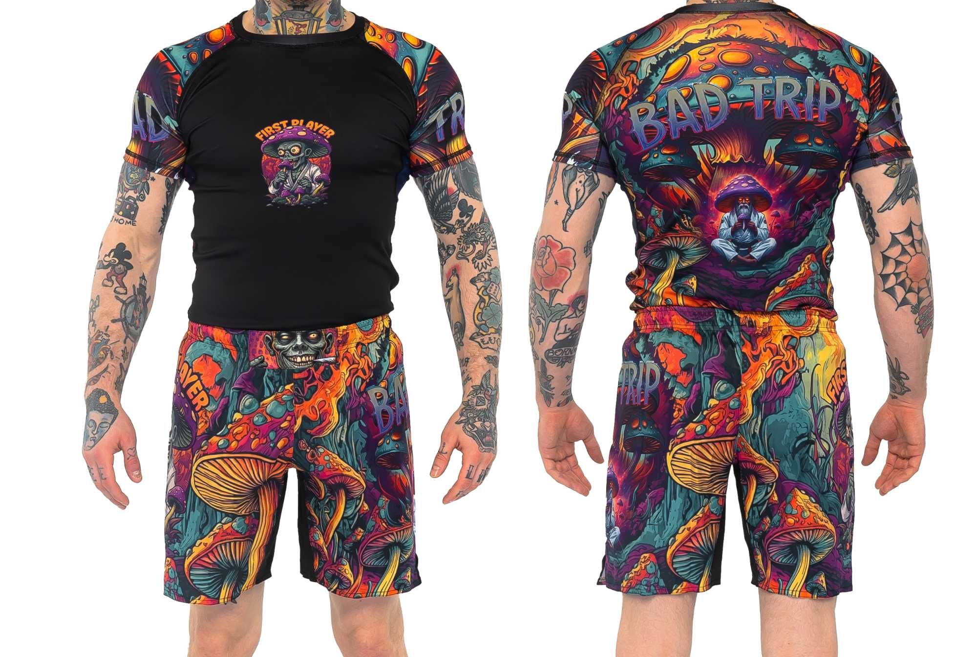 Рашгард + Шорти Комплект Tatami Leopard/Manto