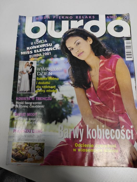 Burda 4/2001 czasopismo