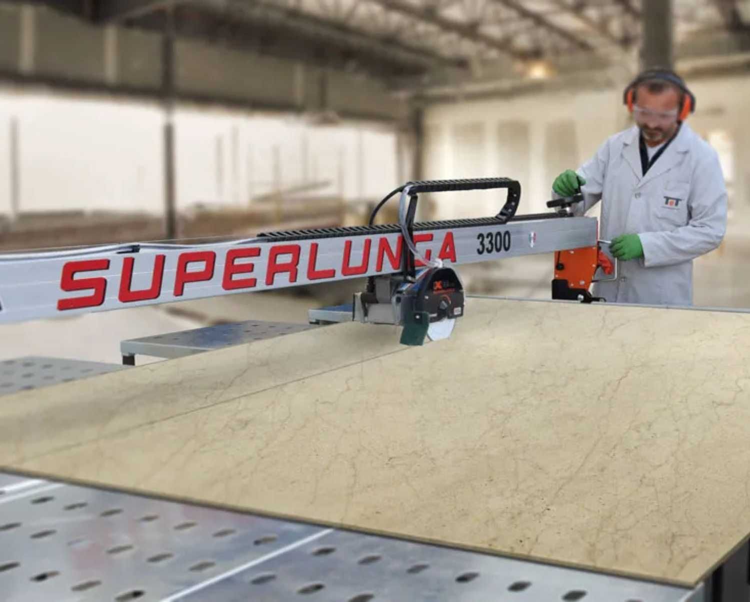 Przecinarka piła do cięcia płyt gresu Battipav EXTRA 3300S Superlunga