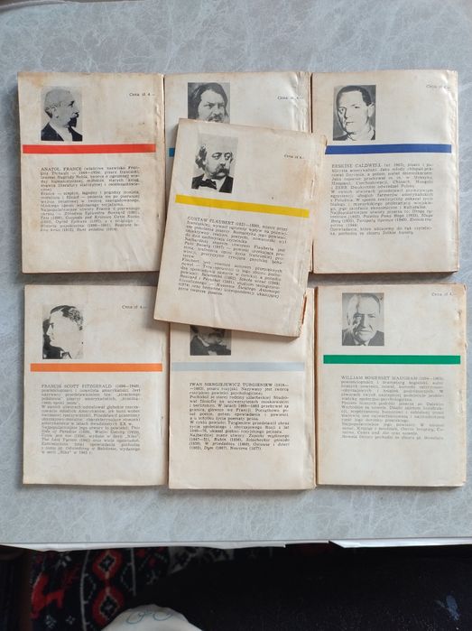 Seria Koliber zestaw 7 książek Balzac Orwell Maugham Fitzgerald