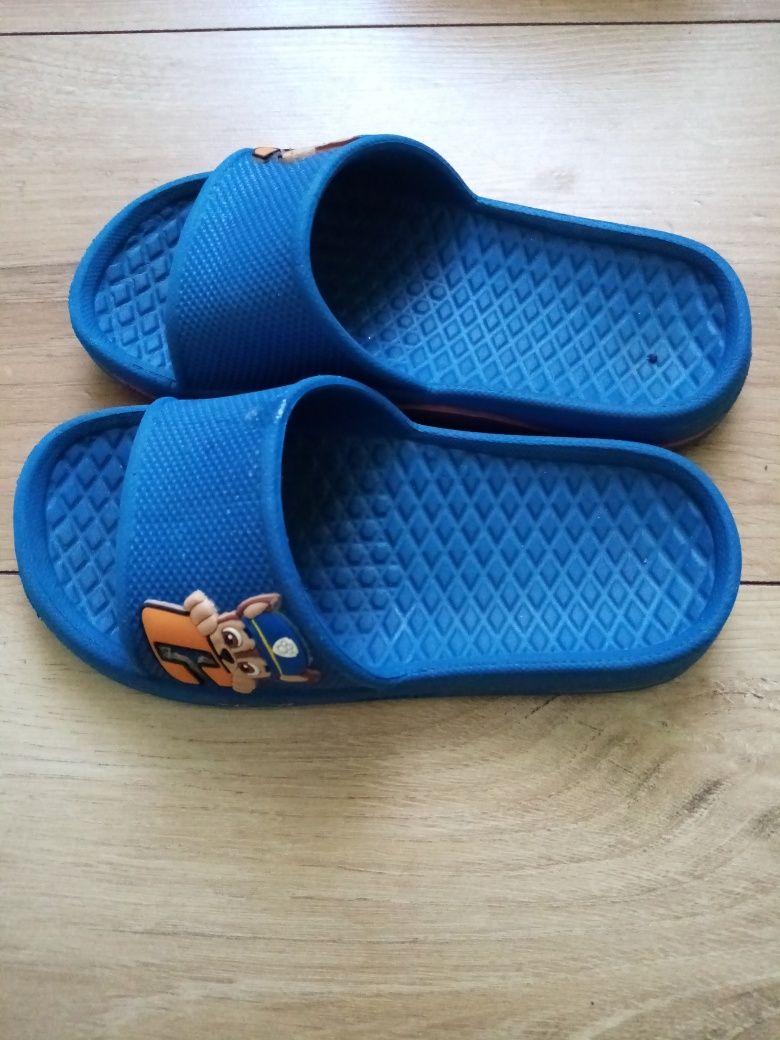 Buty buciki klapki laczki Psi Paw Patrol niebieskie rozm 25/ 26