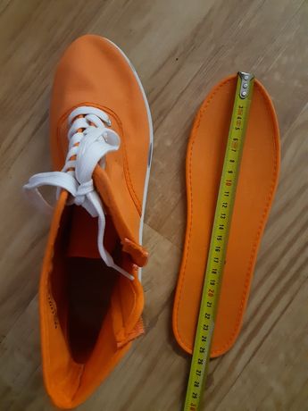ODDAM DARMO NOWE buty r.39-40 but prawy trampki pomarańczowe