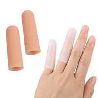 Pack de 5 protectores de dedos de silicone NOVOS