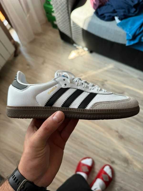 Adidas_SambaOG_white Moda_Buty_Mokasyny Mokasyny R.40