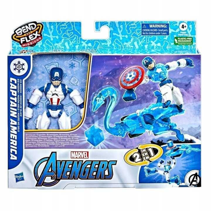 AVENGERS BEND AND FLEX Figurka 15c Kapitan Ameryka