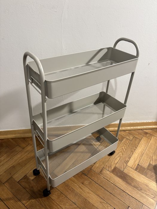 Regal poziomy regał 3 poziomy stalowy organizer ze stali storage szafa