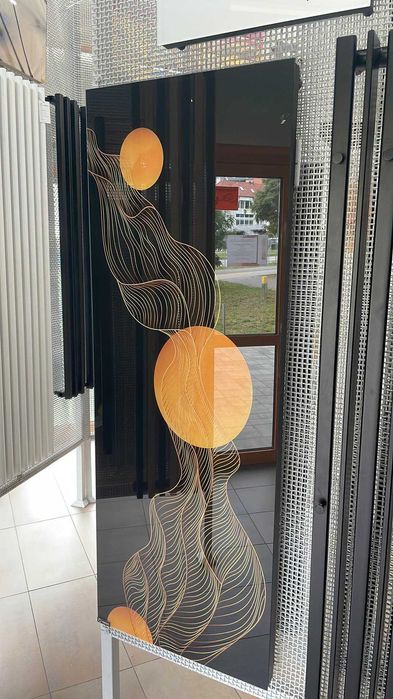 Grzejnik Dekoracyjny Panel szklany z Grafiką_Grafika_Obraz_Płaski_NOWY