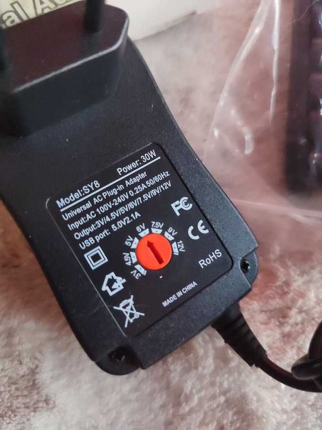 Uniwersalny zasilacz AC/DC 3-12V 30W SY8