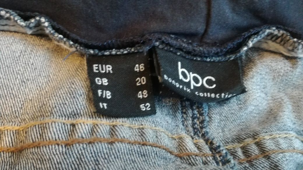 Spodnie Jeansy ciążowe 44 46 XXL Bonprix bootcut