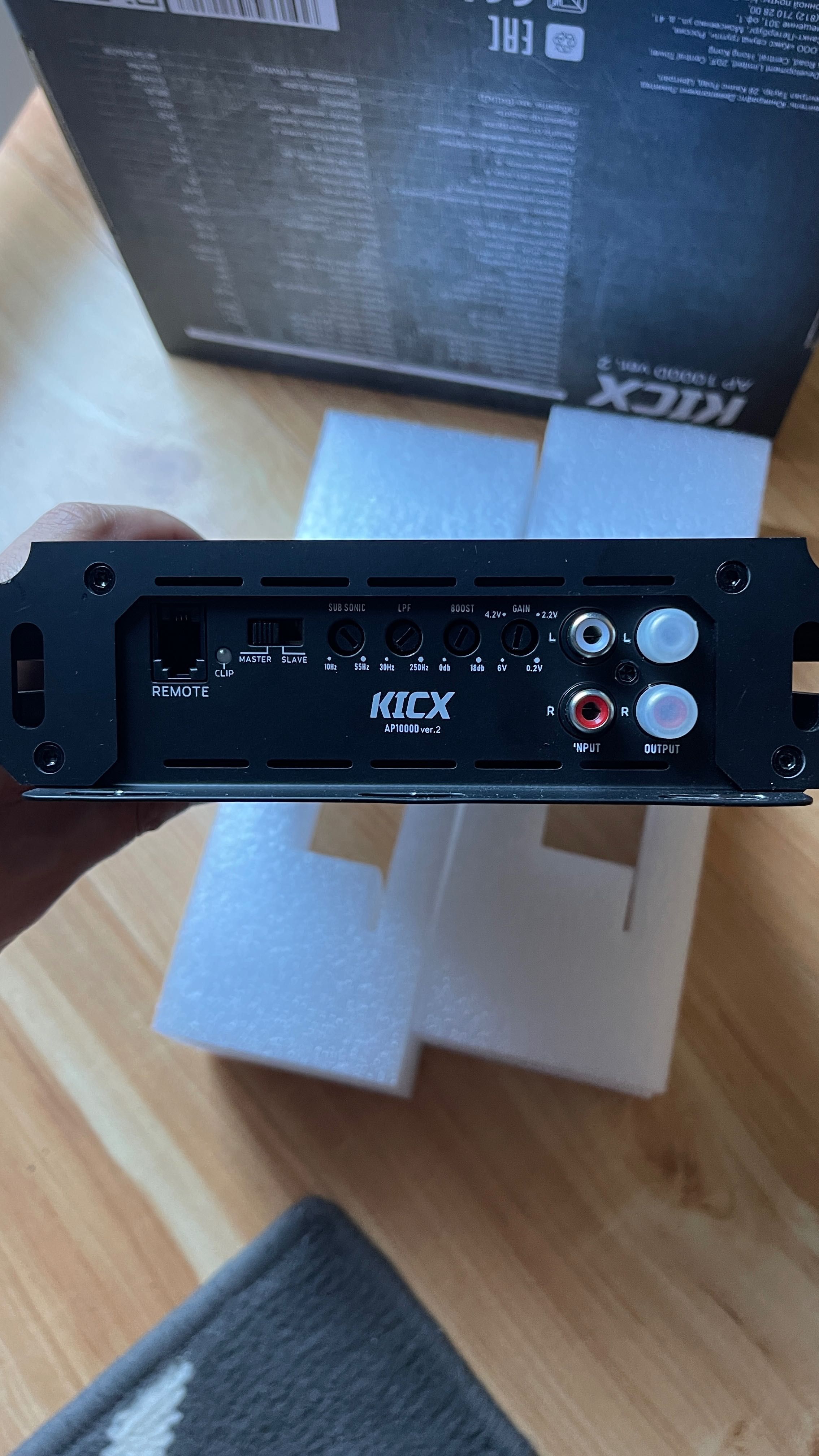 KICX AP 1000D ver.2 WZMACNIACZ 1 Kanałowy MONOBLOK 450/720/1000W RMS