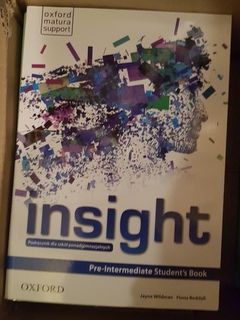 insight pre-intermediate student's book