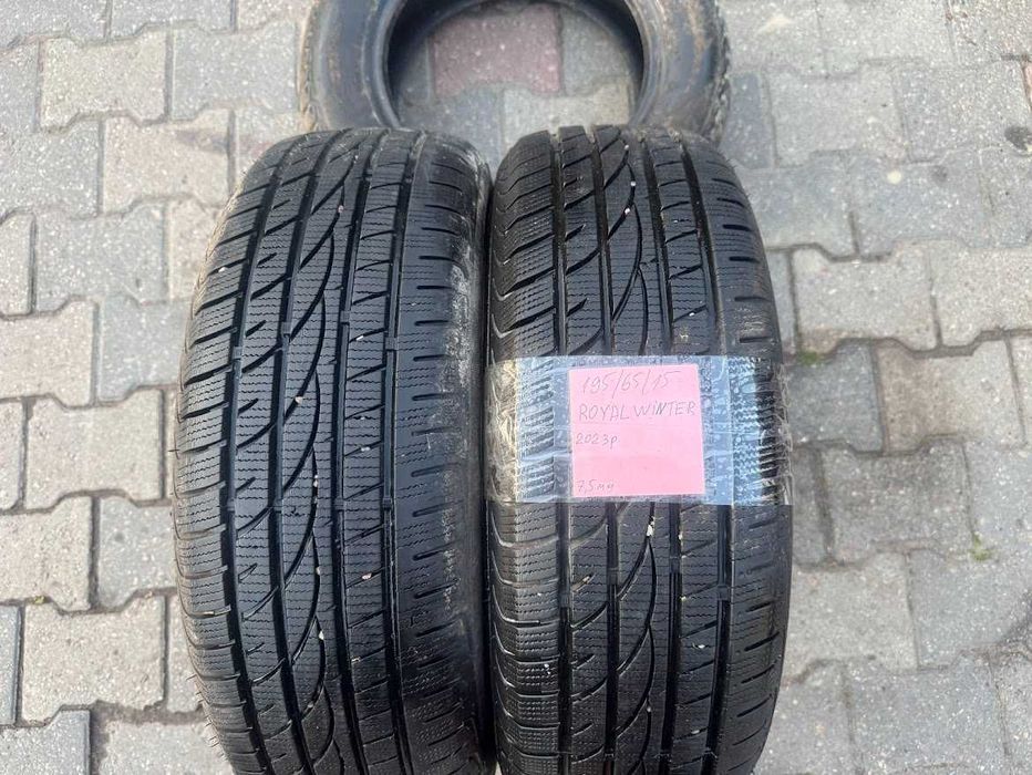 шини скати колеса 195 65 15 Royal Winter 8 mm 2023 p 2 шт зима