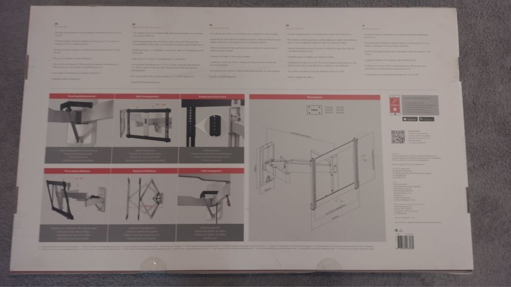 Suporte de TV ONE FOR ALL WM6681 (Ajustável - 32'' a 84'' - Até 30 kg)